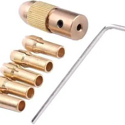 amtix 5mm Shank Metal Drill Chuck Collet Bits Rotary for RS775 motor (Pack of 1)j Motor Control Electronic Hobby Kit-picture-12