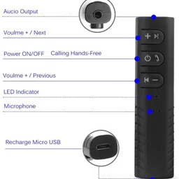 twixxle v4.2 Car Bluetooth Device with 3.5mm Connector, Adapter Dongle, Audio Receiver image 4