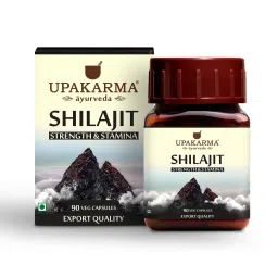 UPAKARMA Ayurveda Shilajit Extracts 100% Natural & Pure Shilajit For Men - 90 Capsules-image-26
