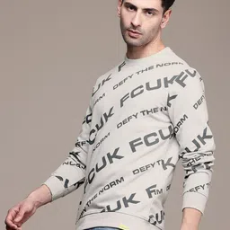 fcuk Men Full Sleeve Printed Sweatshirt image 5