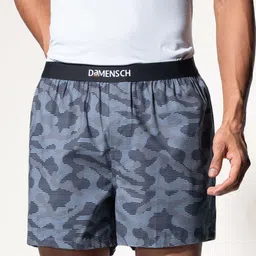 damensch Breeze Printed Cotton Inner Boxers Back Pocket Printed Men Boxer-picture-32