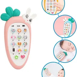 jericos Battery Operated Mobile Phone Toy with 20 Musical Songs Animal Sound for Kids image 3