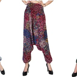 narnari Printed Rayon Women Harem Pants-picture-41