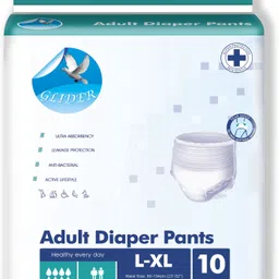 glider Adult Diaper Pull Ups LARGE-XL Pant Style (35-47 inch, 90-120 cm) Adult Diapers - L - XL-picture-24