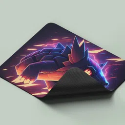 ARTOLIC Pokemon colourful electric lightning vector D4 Mouse Pad for Office & Gaming Non Slip Base Mousepad image 4