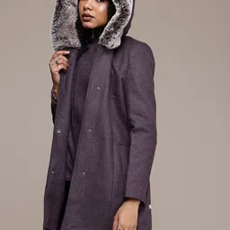 roadster Wool Coat For Women image 4