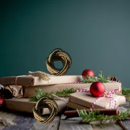 instook napkin ring Rust Weave Ring Brown, Green Cloth Napkins image 5