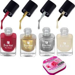 for for Perfect Stay Trendy Safe & Fast Dry ,Nail Art ,Glossy Finish Nail Polish Combo-picture-38