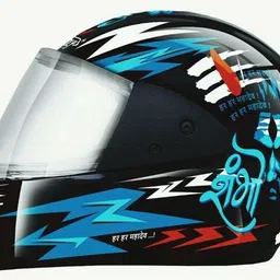 Mahadev Om ISI H21 Helemt Motorbike Helmet-image-13