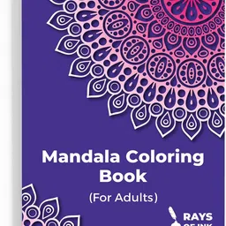 rays of ink Mandala Coloring Book For Adults | Ideal For Stress Relieving Sketch Pad-picture-13