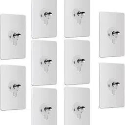 spivora Self Adhesive Wall Screw Hooks, Punch-FreeWall-Mounted Screw Hook, NoDrill Hook 10-picture-10