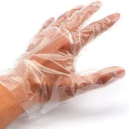 tick mark 500pc Plastic Disposable Gloves Use For Kitchen, Salon, Clinic Latex Safety Gloves-picture-25