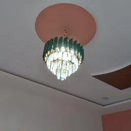 aamivi Modern Impoted Black-Gold K9 S4 Crystal Hanging Light Chandelier Ceiling Lamp image 2