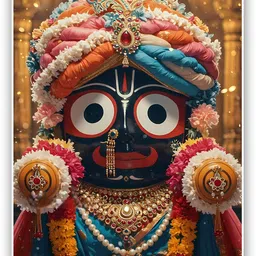 art recall jagannath poster Photographic Paper image 1