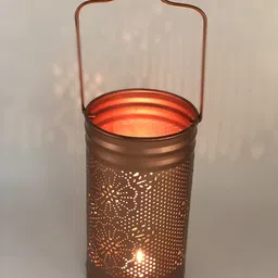 Brown Brass Hanging Lantern-image-44