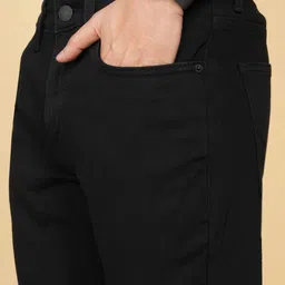 u.s. polo assn. denim co. Men Tapered Fit Mid Rise Black Jeans image 5