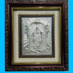 Balaji Silver 999 Photo Frame - Deepa Jewellers(14Cm*14cm) Decorative Showpiece-14 cm-picture-37