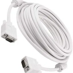 TERABYTE TV-out Cable High Quality VGA 15 Pin Male-Male Cable for LCD LED TFT Moniter-10 MTR image 1