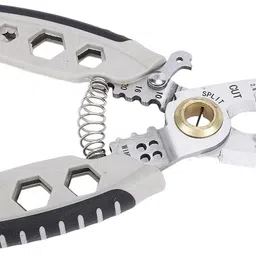 dytools 7 Inch Professional Wire Stripper Pliers Pliers for Cutting, Stripping, Crimping with Antislip Handle Wire Cutter-picture-40