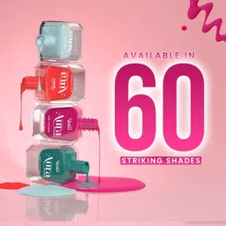 glam21 Aura Nails Nail Lacquer High-Shine Nail Enamel Chip-Free Formula Flamingo Flick image 5