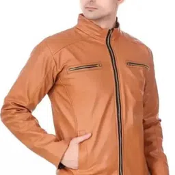 shreyatrend Men Solid Leather Jacket-picture-47