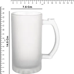 pride store Printed Funny Quotes Beer Glass Mug for Home Parties and Bar Decor 16oz 470ml Glass Beer Mug image 2