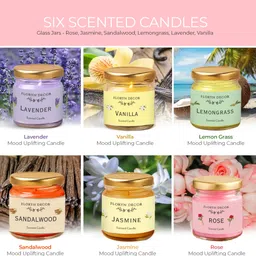 floryn decor Jar Scented Candles Gift Set | Scented Candle Set of 18 | Highly fragranced Candles Pack of 18 Mini Jars (Pack of 18) Candle image 4
