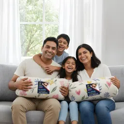 villagers Microfibre Bolster Pack of 5 Floral 3 Cushion and 2 Bolster image 2