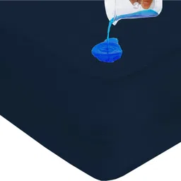 releife Double Size Fitted Terry Cotton Stretchable, Waterproof Mattress Cover image 2