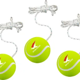sportedge Hanging tennis Cricket Practice Ball solo Training Indoors & Outdoors pack 3 Cricket Tennis Ball-picture-21