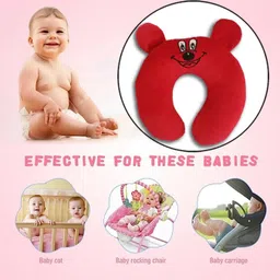 synlark Pillow Cotton Smiley Baby Pillow Pack of 1 image 2