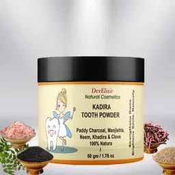 develixir Ayurvedic Tooth Powder Deep Clean Strengthen Gums Whiten Teeth–Naturally khadira-picture-46