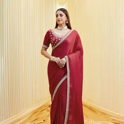 kasee Embroidered Bollywood Silk Blend Saree-picture-13