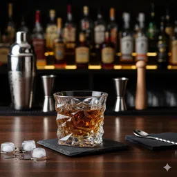 b7 creations Diamond Crystal Cut Whiskey Glassck Glass Whisky Glass image 1