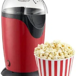 nhouse Electric Popcorn Maker for Home | Fast & Automatic Popcorn Machine for Oil-Free 1 L Popcorn Maker image 1