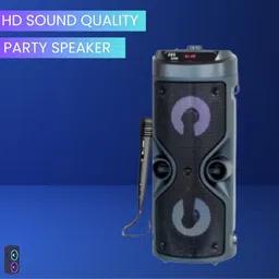 SACRO 4210 (WIRELESS BLUETOOTH TOWER SPEAKER) Stereo Sound Quality With wired MicR461 30 W Bluetooth Tower Speaker-image-99