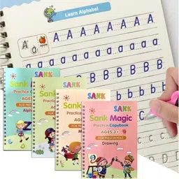 snowshell Magic Reused Practice book For Kids Handwriting 4 Book Drawing Books Magic Zx214 image 5