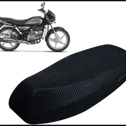 pnk NA-2XL-022 Free Size 3D Motorcycle/Bike Seat Cover Breathable Mesh Net Cushion Single Bike Seat Cover For Hero Splendor Plus-picture-33