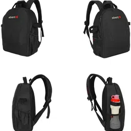 AdventIQ DSLR/SLR Lens Shoulder Backpack Bag-(BNP 0275-Black clr)Camera Bag image 2