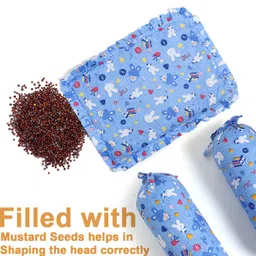 nme collection Cotton Baby Pillow Pack of 1 Solid image 4