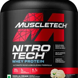 Nitro-Tech Protein + Creatine for Muscle Gain Vegetarian Sports Nutrition Whey Protein-image-6