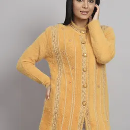 asdf Wool Blend Embroidered Coat For Women-picture-34