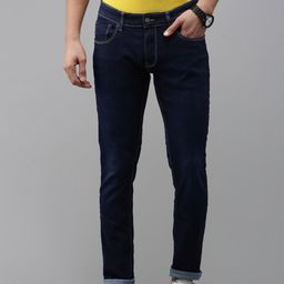 SPYKAR Men Slim Fit Low-Rise Light Fade Stretchable Jeans-picture-43