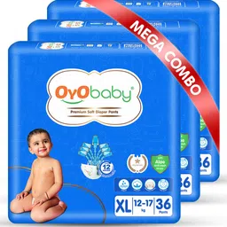 OyO Baby Pack of 3 Premium Soft Diaper Pants - Xtra Large-picture-18