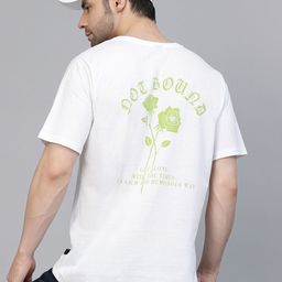 Rigo Men Typography Printed Drop-Shoulder Sleeves T-shirt-picture-31