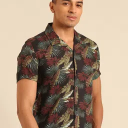 Being Human Slim Fit Floral Printed Casual Shirt-picture-14