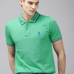 U.S. Polo Assn. Polo Collar Pure Cotton Slim Fit T-shirt image 1