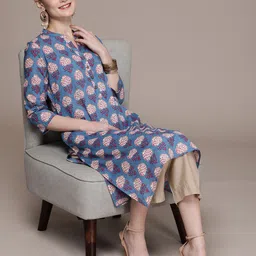 Anouk Women Ethnic Motifs Printed Cotton Kurta-picture-30