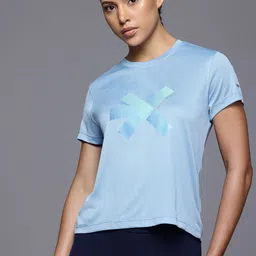 HRX by Hrithik Roshan Women Brand Logo Rapid-Dry Running T-shirt-picture-29