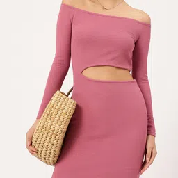 DressBerry Cutesy Cut-out Bodycon Mini Dress image 1